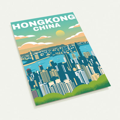 Hongkong Travel Postkarten 10er Pack online bestellen