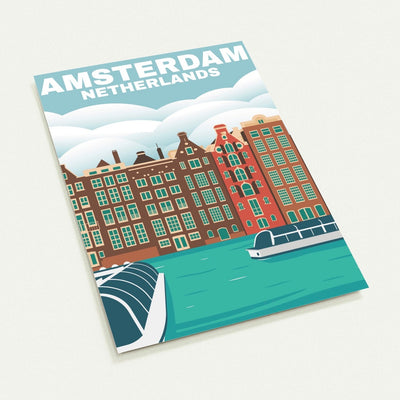 Amsterdam Travel Postkarten 10er Pack online bestellen