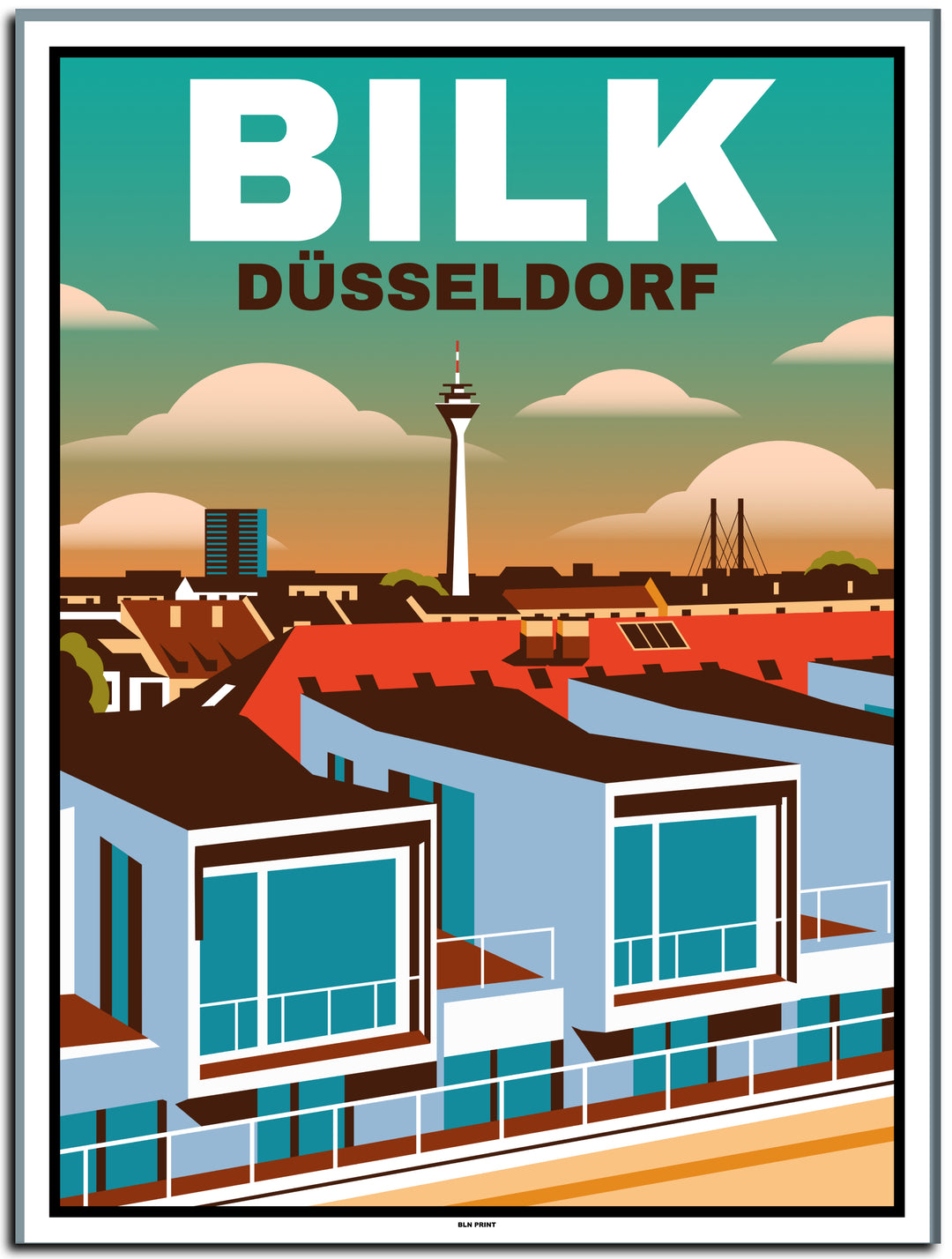 berlin köpenick poster #30x40cm-weier-farbrand