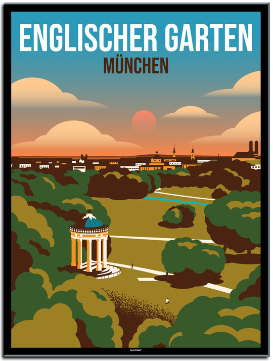 vintage berlin poster shop #30x40cm-schwarzer-farbrand