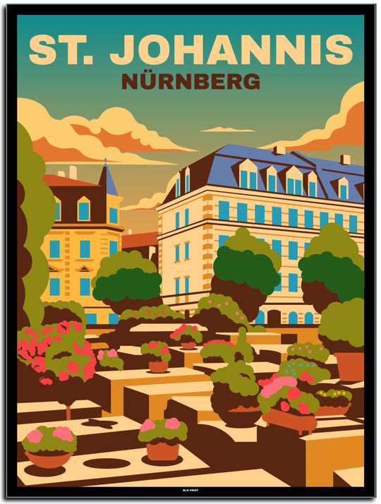 vintage berlin poster shop #30x40cm-schwarzer-farbrand