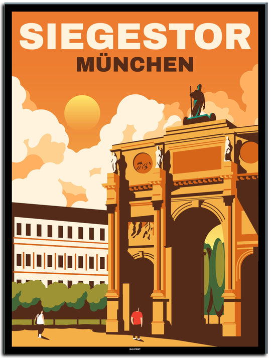 vintage berlin poster shop #30x40cm-schwarzer-farbrand