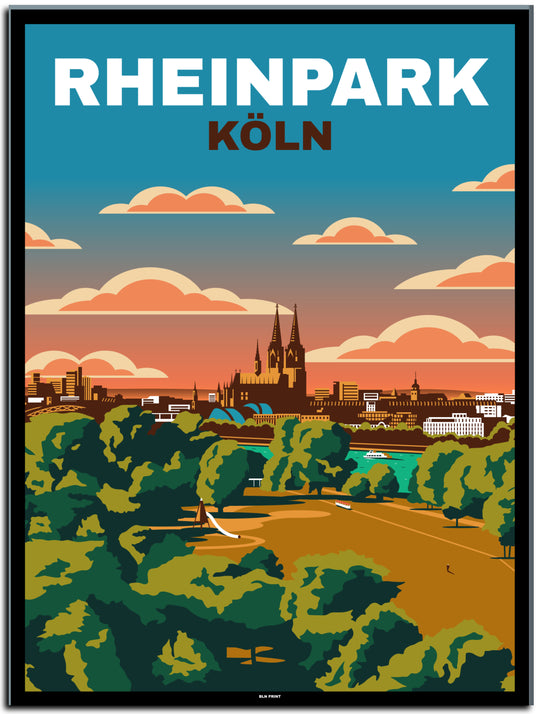 vintage berlin poster shop #30x40cm-schwarzer-farbrand