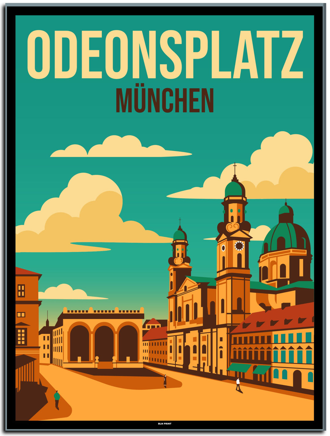 vintage dresden poster shop #30x40cm-schwarzer-farbrand