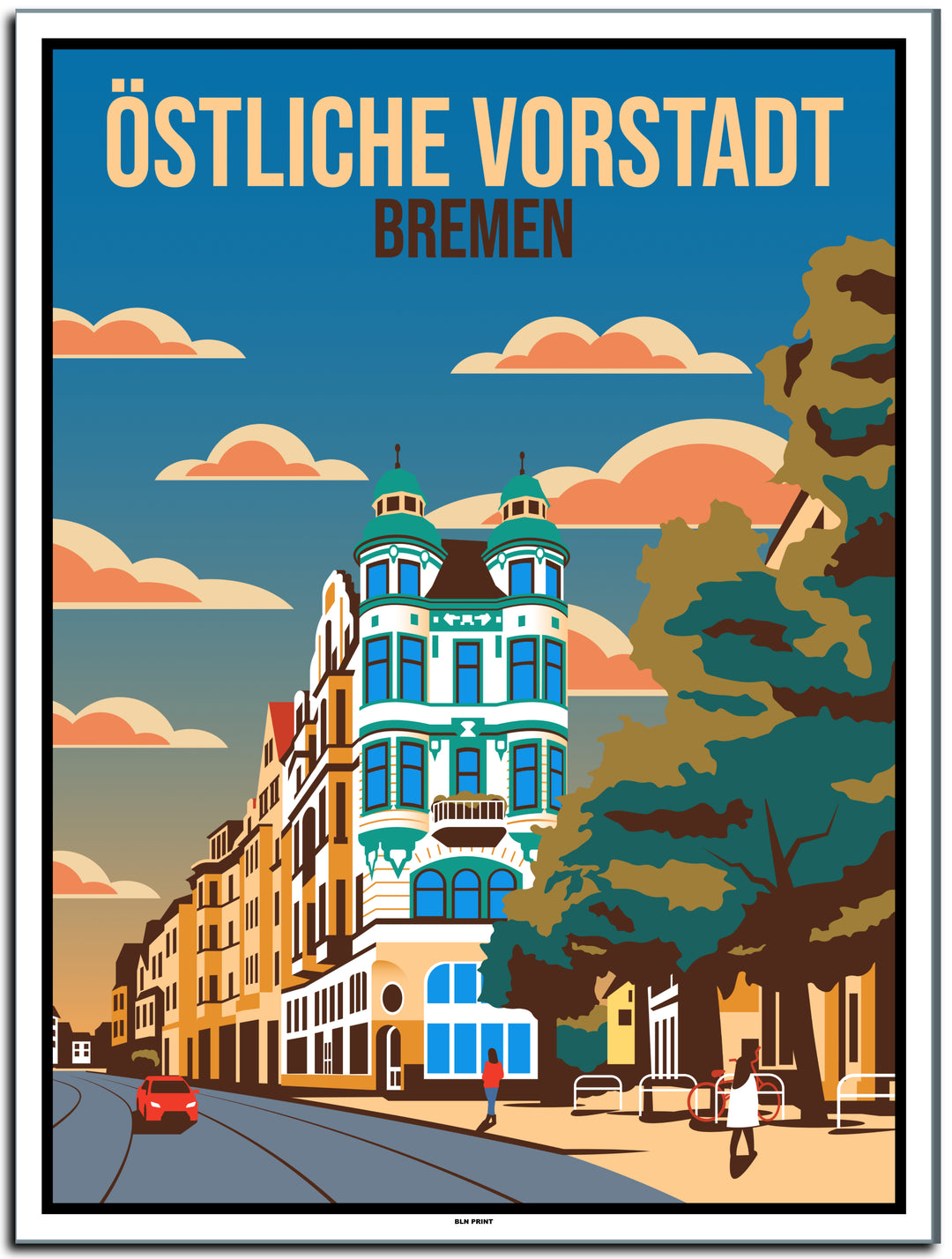 vintage bremen poster shop #30x40cm-weier-farbrand