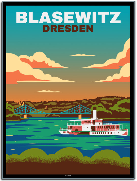 vintage berlin poster shop #30x40cm-schwarzer-farbrand