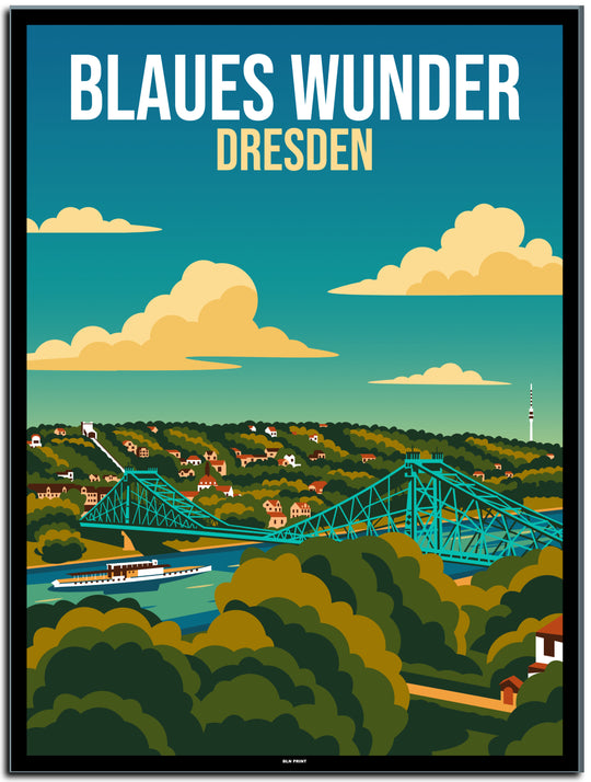 vintage berlin poster shop #30x40cm-schwarzer-farbrand