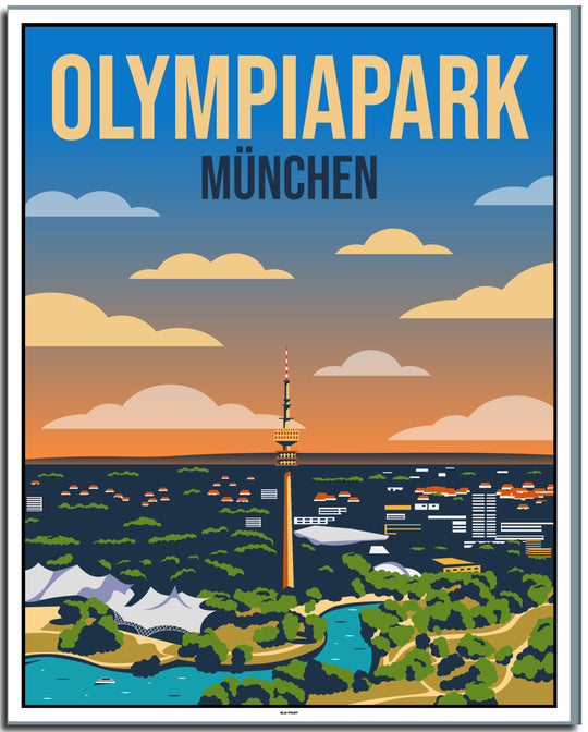 vintage münchen poster shop #40x50cm-weier-farbrand