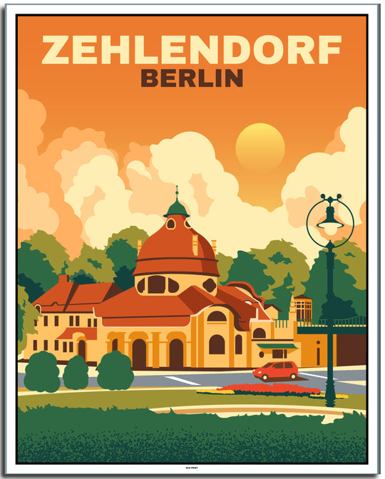 vintage berlin poster shop #40x50cm-weier-farbrand