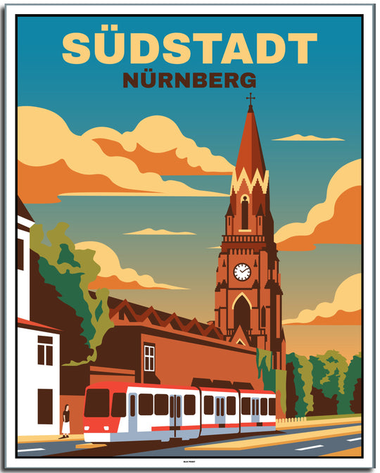 vintage berlin poster shop #40x50cm-weier-farbrand