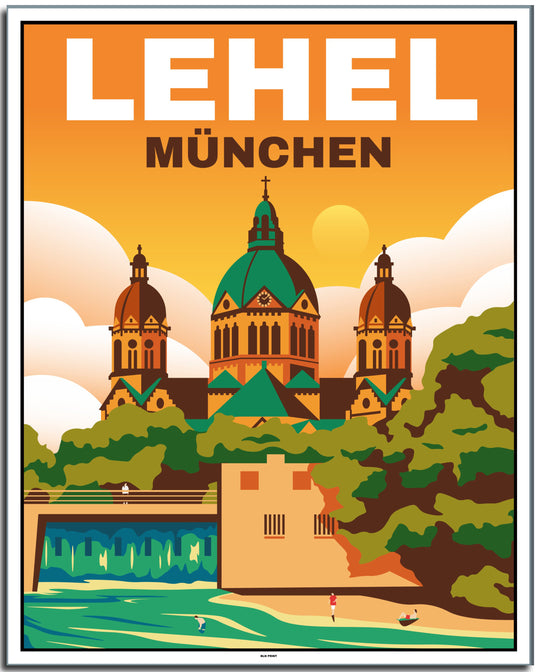 vintage berlin poster shop #40x50cm-weier-farbrand