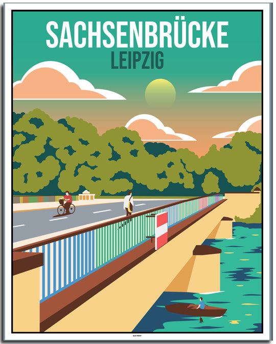 vintage Leipzig poster shop #40x50cm-weier-farbrand