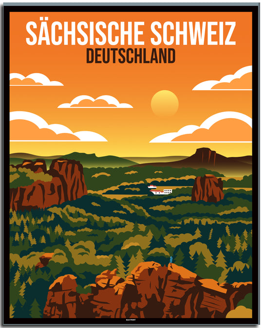 vintage berlin poster shop #40x50cm-schwarzer-farbrand