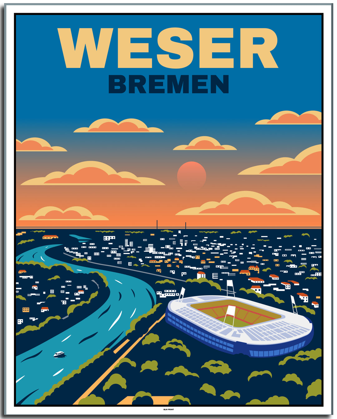 vintage berlin poster shop #40x50cm-weier-farbrand