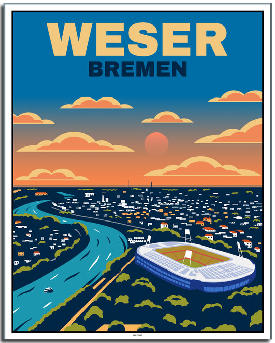 vintage berlin poster shop #40x50cm-weier-farbrand