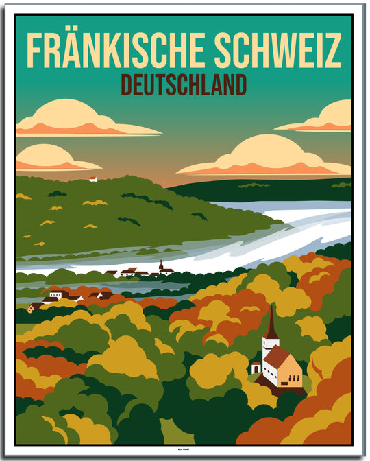 vintage berlin poster shop #40x50cm-weier-farbrand
