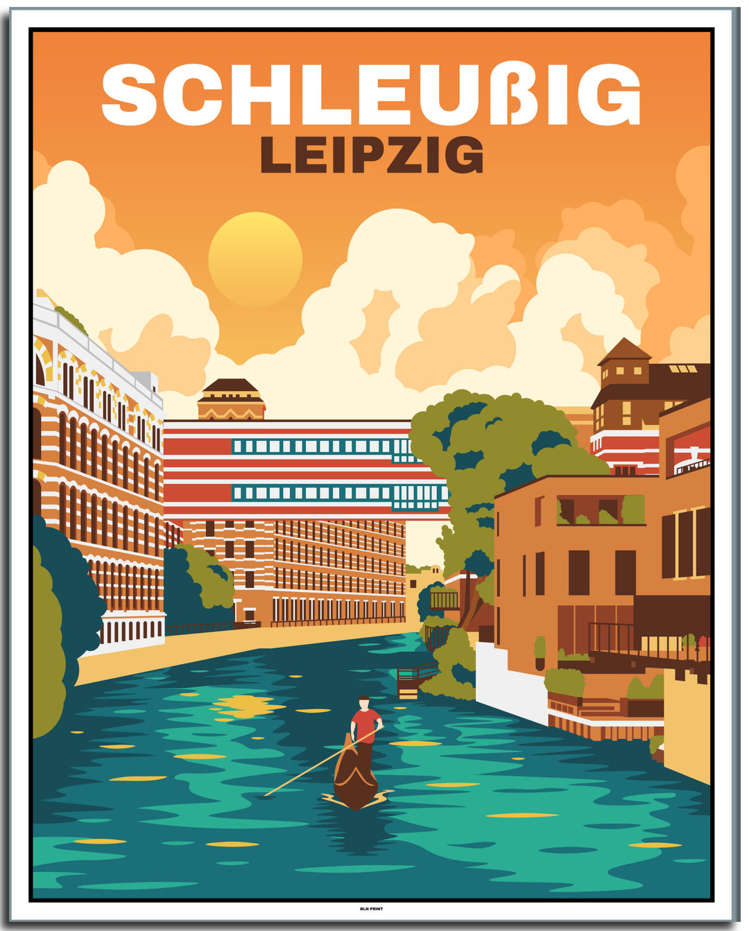 vintage Leipzig poster shop #40x50cm-weier-farbrand