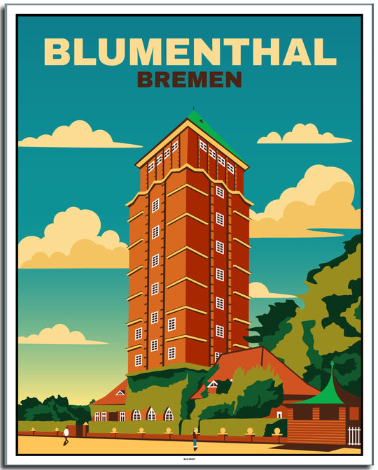 vintage berlin poster shop #40x50cm-weier-farbrand