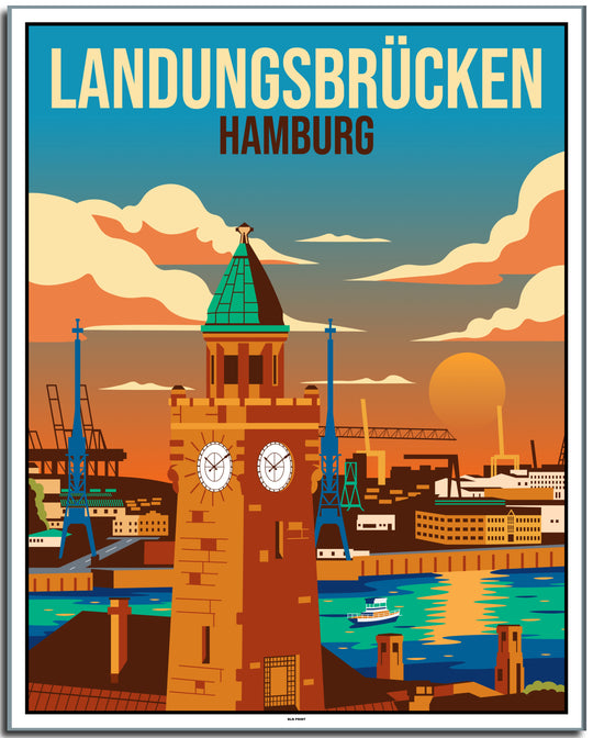 vintage berlin poster shop #40x50cm-weier-farbrand