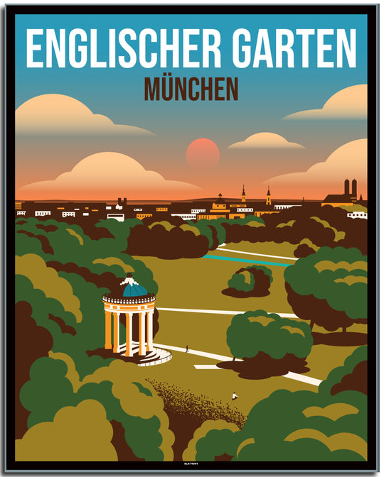 vintage berlin poster shop #40x50cm-schwarzer-farbrand