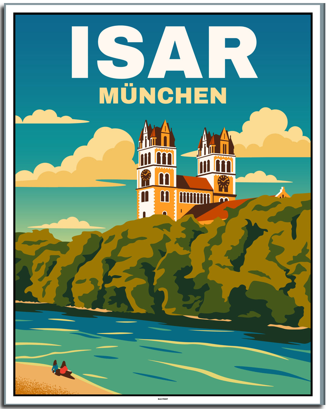 vintage berlin poster shop #40x50cm-weier-farbrand