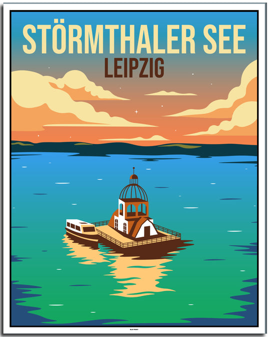 vintage Leipzig poster shop #40x50cm-weier-farbrand