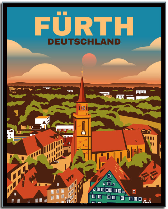vintage berlin poster shop #40x50cm-schwarzer-farbrand