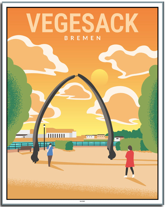 vintage bremen poster shop #40x50cm-weier-farbrand