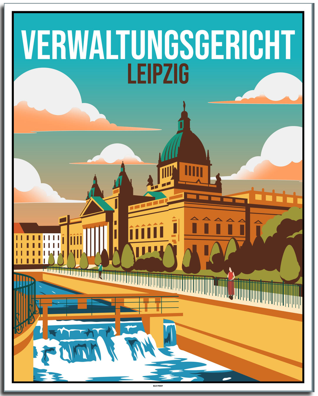 vintage Leipzig poster shop #40x50cm-weier-farbrand