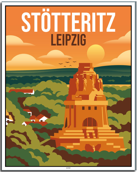 vintage Leipzig poster shop #40x50cm-weier-farbrand