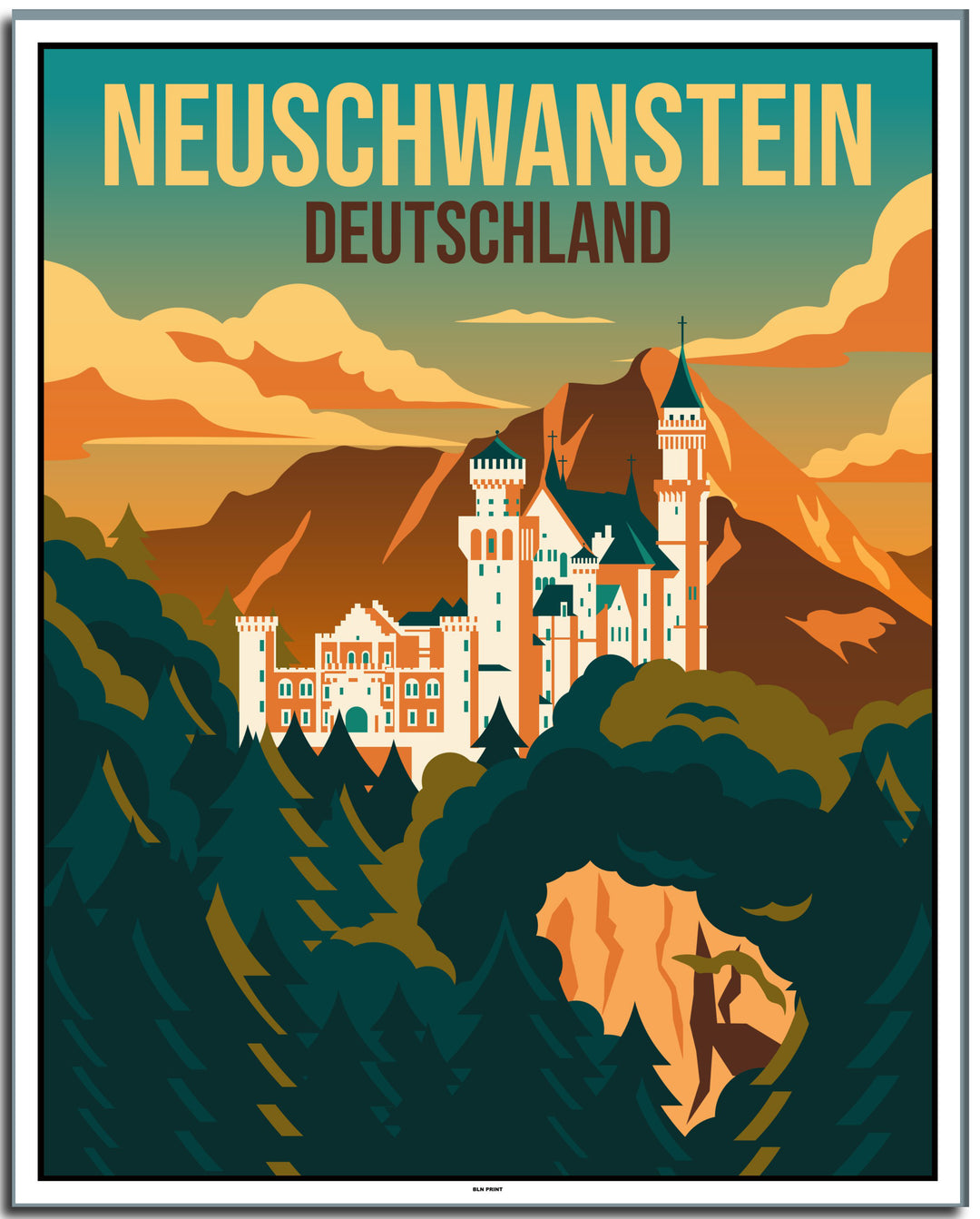 vintage berlin poster shop #40x50cm-weier-farbrand