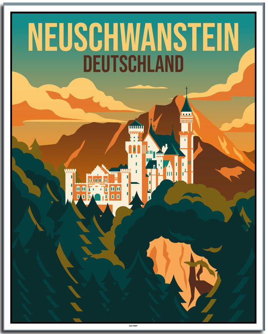 vintage berlin poster shop #40x50cm-weier-farbrand