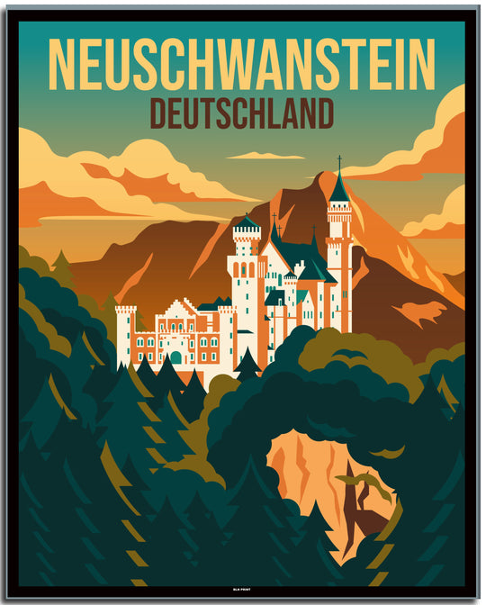 vintage berlin poster shop #40x50cm-schwarzer-farbrand