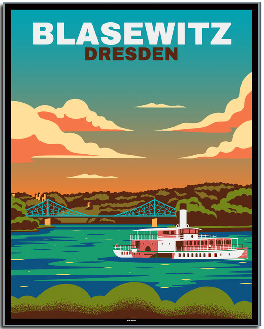 vintage berlin poster shop #40x50cm-schwarzer-farbrand