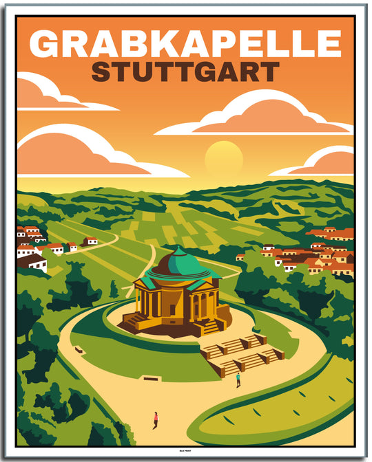vintage stuttgart poster shop #40x50cm-weier-farbrand