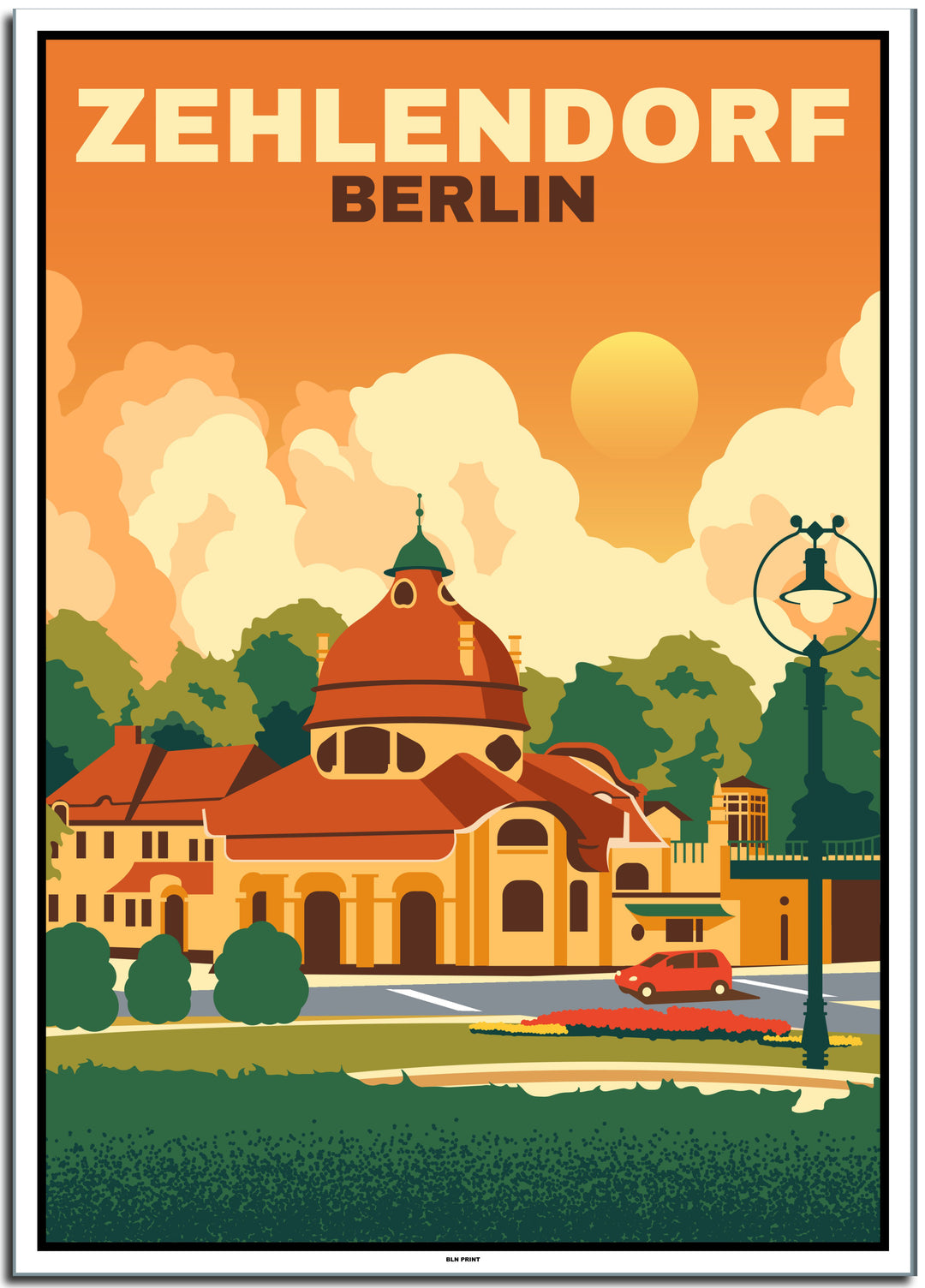 vintage berlin poster shop #50x70cm-weier-farbrand