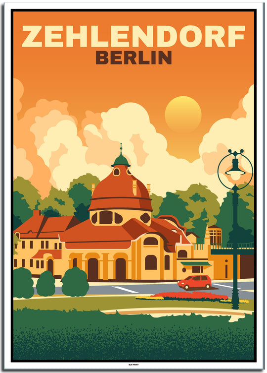 vintage berlin poster shop #50x70cm-weier-farbrand