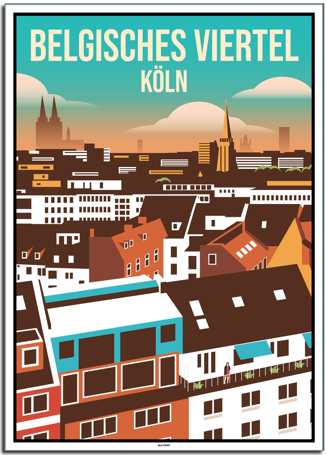 vintage köln poster shop #50x70cm-weier-farbrand