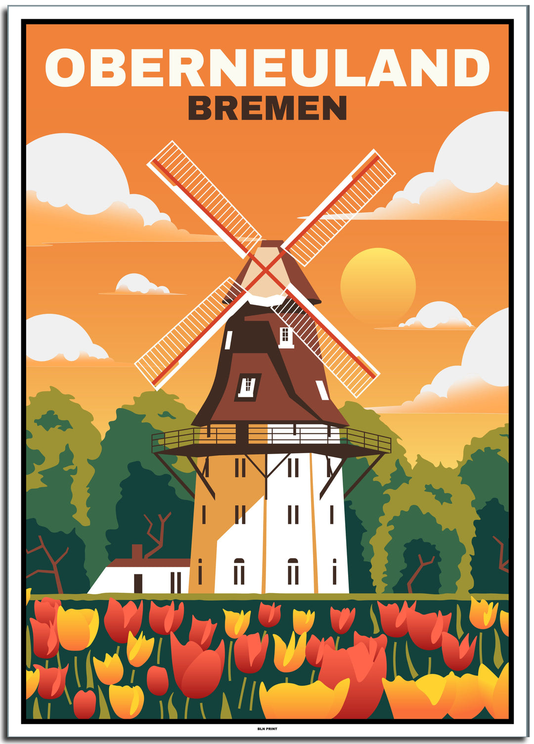 vintage bremen poster shop #50x70cm-weier-farbrand