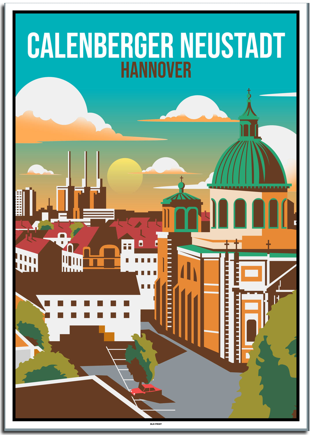 vintage hannover poster shop #50x70cm-weier-farbrand