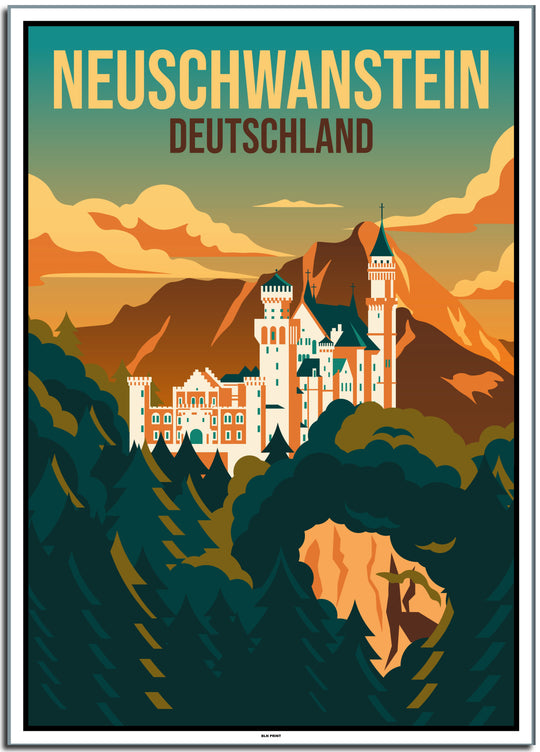 vintage berlin poster shop #50x70cm-weier-farbrand