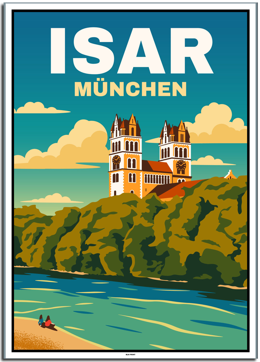 vintage berlin poster shop #50x70cm-weier-farbrand