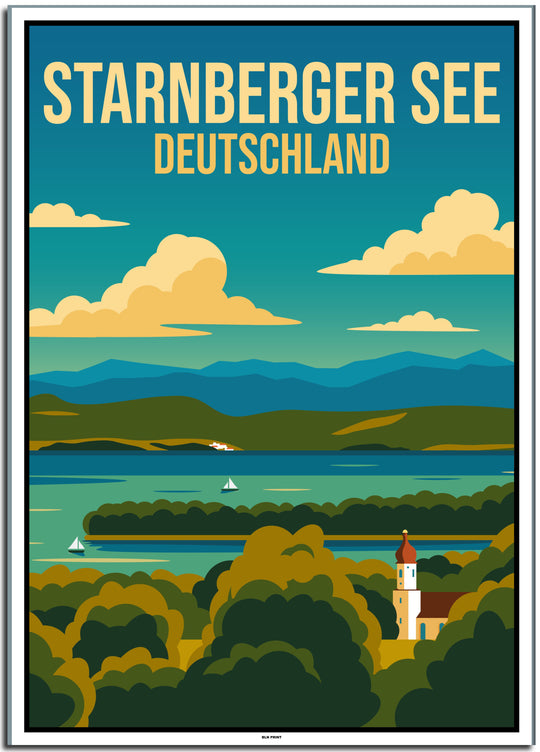 vintage münchen poster shop #50x70cm-weier-farbrand