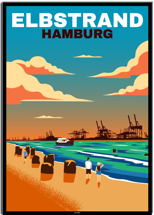 vintage berlin poster shop #50x70cm-schwarzer-farbrand