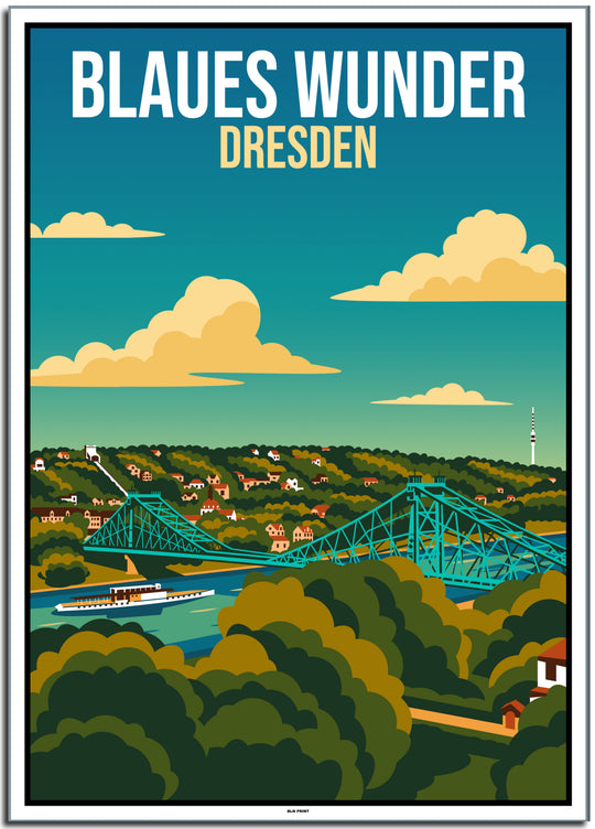 vintage berlin poster shop #50x70cm-weier-farbrand