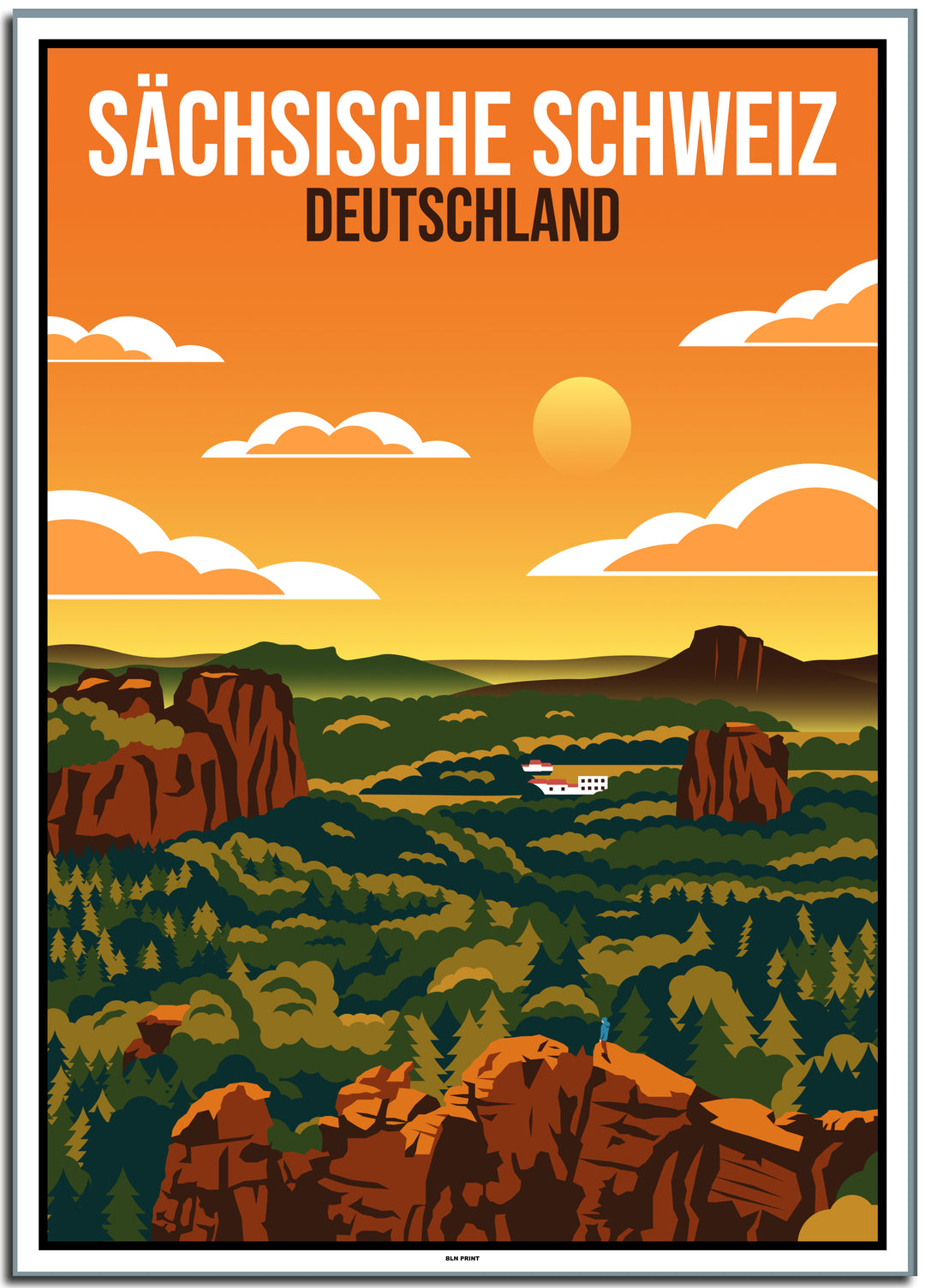 vintage berlin poster shop #50x70cm-weier-farbrand