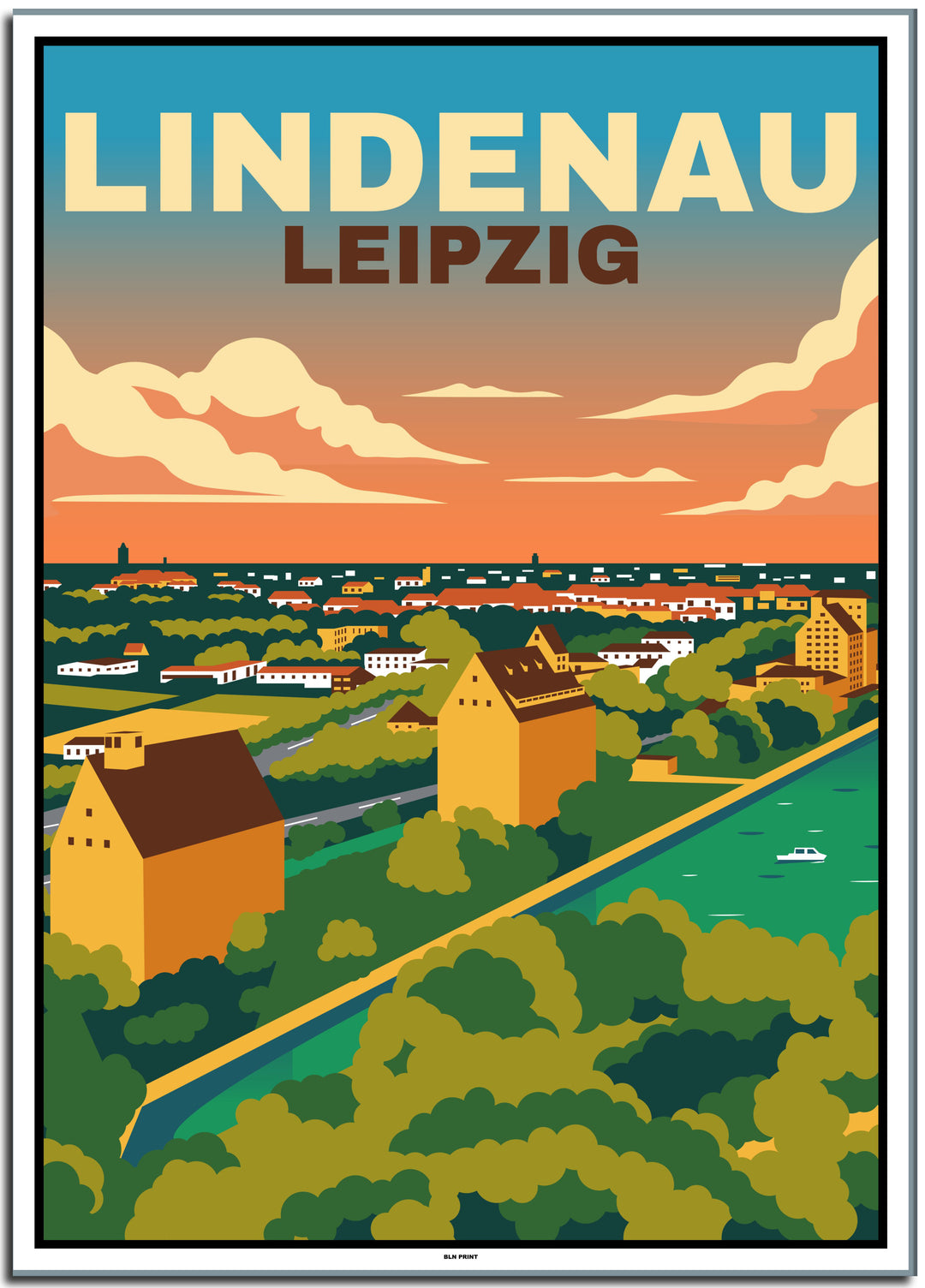 vintage leipzig poster shop #50x70cm-weier-farbrand