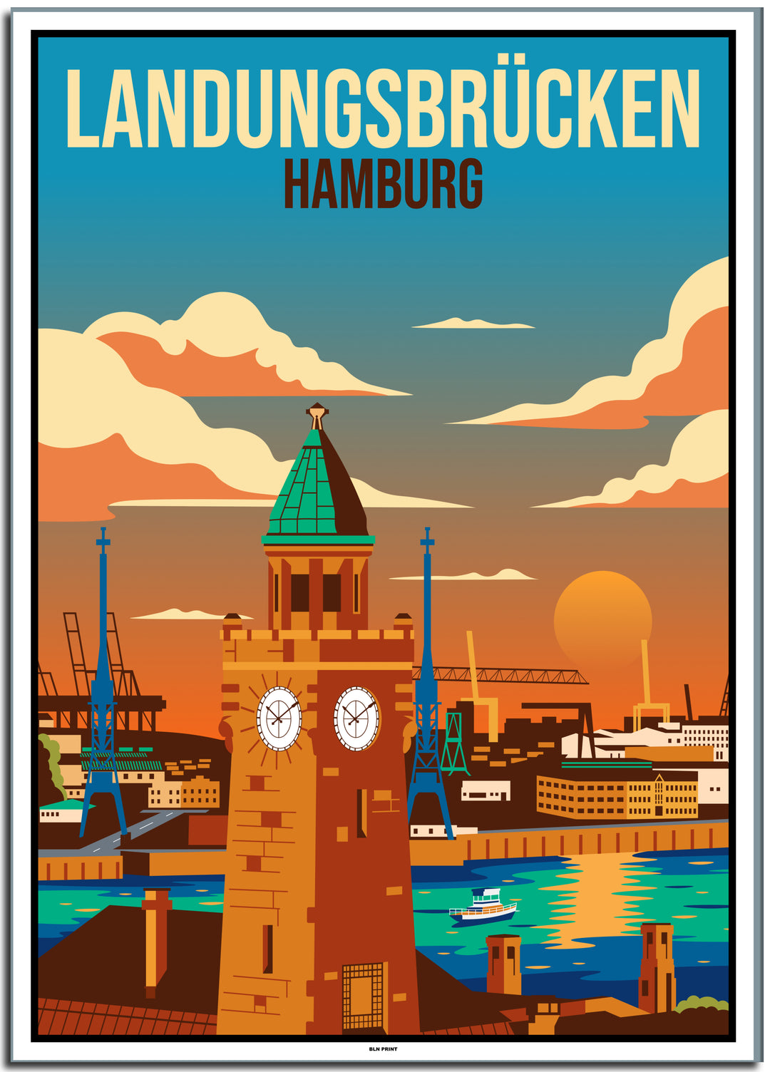 vintage berlin poster shop #50x70cm-weier-farbrand
