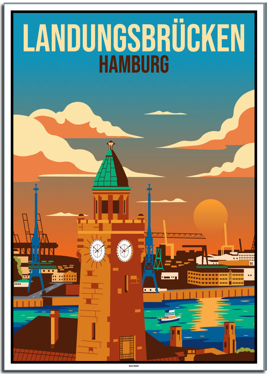 vintage berlin poster shop #50x70cm-weier-farbrand