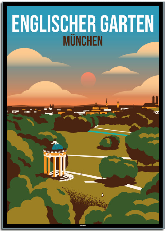 vintage berlin poster shop #50x70cm-schwarzer-farbrand